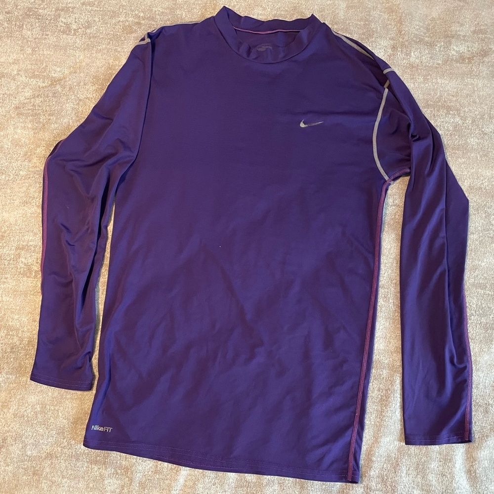 NikeFIT long sleeve compression shirt - youth XL / womens S